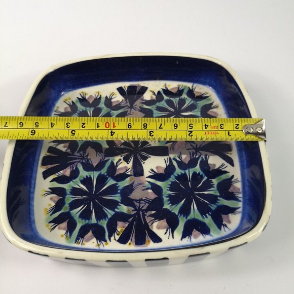 Royal Copenhagen Baca Fajance bowl  #142 - 2883 Signed Marianne Johnson Abstract - Picture 7 of 8